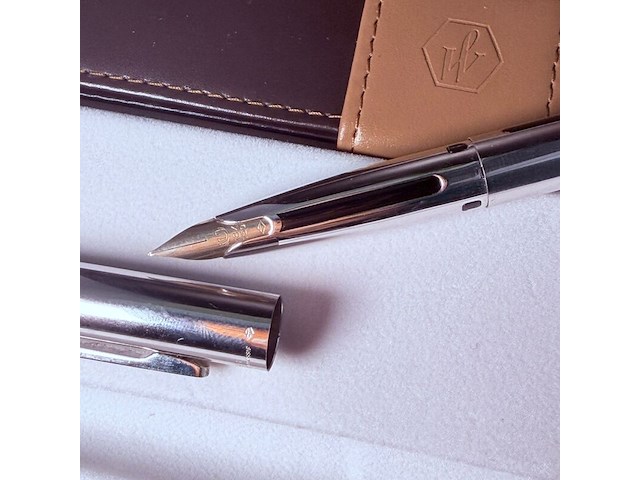 Waterman dg general sterling zilveren vulpen - 18kt nib - afbeelding 3 van  8