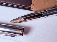 Waterman dg general sterling zilveren vulpen - 18kt nib - afbeelding 3 van  8