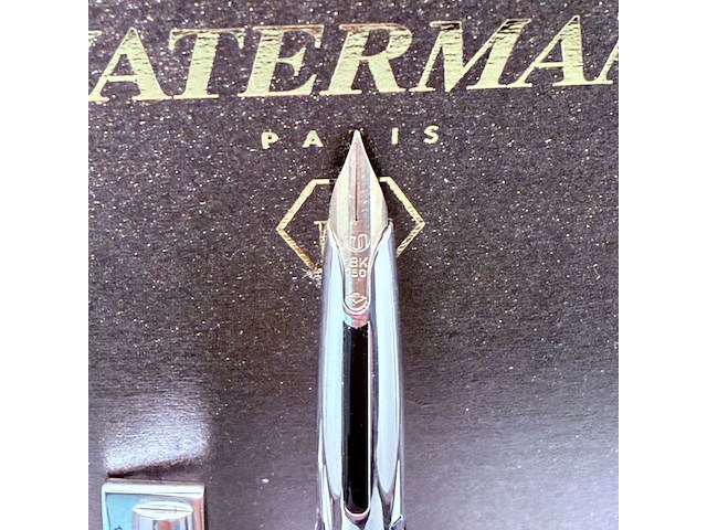 Waterman dg general sterling zilveren vulpen - 18kt nib - afbeelding 4 van  8