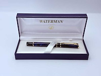 Waterman laureat ii vulpen blue marble