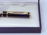 Waterman laureat ii vulpen blue marble - afbeelding 2 van  7