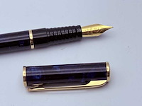 Waterman laureat ii vulpen blue marble - afbeelding 3 van  7