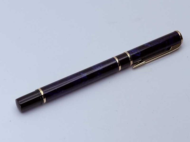 Waterman laureat ii vulpen blue marble - afbeelding 6 van  7