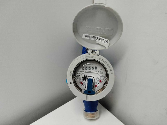 Watermeter met zegels. - afbeelding 1 van  5