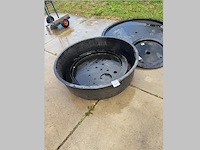 Waterornamentbak, 1 deksel 140 cm, 4 deksels 90 cm, 1 deksel 60 cm - afbeelding 1 van  4