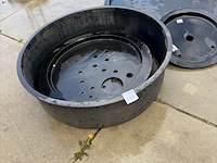 Waterornamentbak, 1 deksel 140 cm, 4 deksels 90 cm, 1 deksel 60 cm - afbeelding 2 van  4
