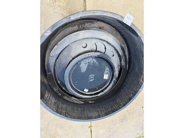 Waterornamentbak, 1 deksel 140 cm, 4 deksels 90 cm, 1 deksel 60 cm - afbeelding 3 van  4
