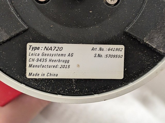 Waterpasinstrument leica, na720, bouwjaar 2016 - afbeelding 7 van  9