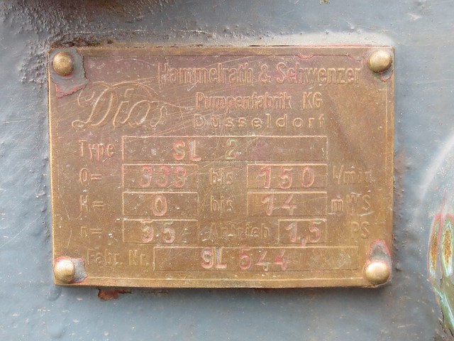 Waterpomp, dia, sl 2, blauw - afbeelding 7 van  7