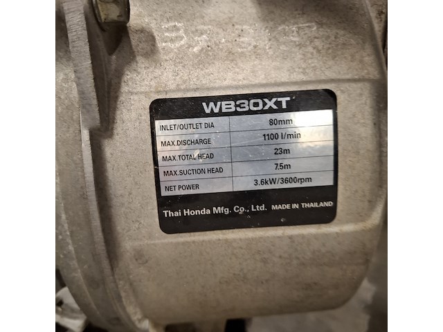 Waterpomp, honda, wb30xt - afbeelding 5 van  11