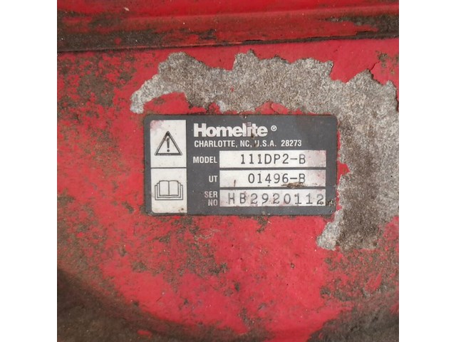 Waterpomp op benzine, homelite, 111dp2-b, rood, inclusief 4x waterslang - afbeelding 2 van  18