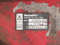Waterpomp op benzine, homelite, 111dp2-b, rood, inclusief 4x waterslang - afbeelding 2 van  18