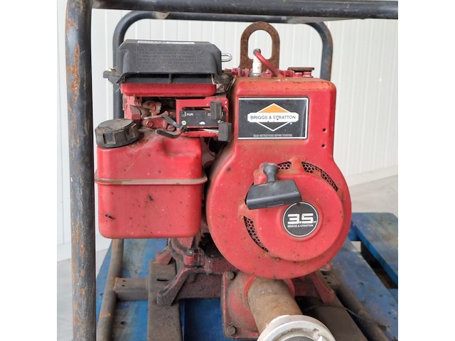 Waterpomp op benzine, homelite, 111dp2-b, rood, inclusief 4x waterslang - afbeelding 5 van  18