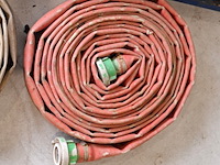 Waterpomp op benzine, homelite, 111dp2-b, rood, inclusief 4x waterslang - afbeelding 10 van  18