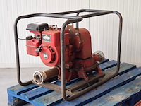 Waterpomp op benzine, homelite, 111dp2-b, rood, inclusief 4x waterslang - afbeelding 11 van  18