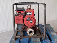 Waterpomp op benzine, homelite, 111dp2-b, rood, inclusief 4x waterslang - afbeelding 12 van  18