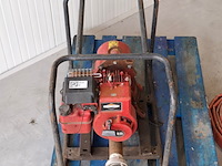Waterpomp op benzine, homelite, 111dp2-b, rood, inclusief 4x waterslang - afbeelding 13 van  18