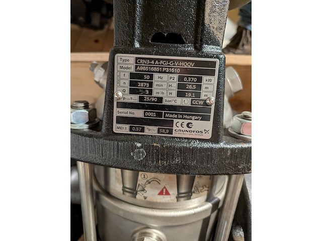 Waterpompen 1 x lage druk 1 x hoge druk, grundfos - afbeelding 5 van  6