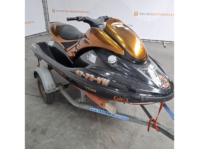 Waterscooter + trailer, yamaha, jetsport gp1300ric - afbeelding 1 van  40