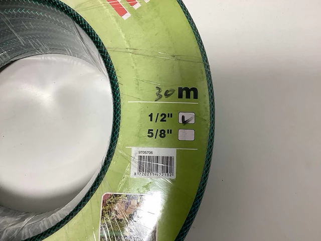 Waterslang - 30m - 1/2” - pvc & polyester - afbeelding 5 van  6
