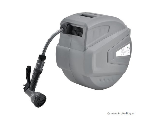 Waterslanghaspel 20 meter incl. 2 opzetstukken - afbeelding 5 van  9