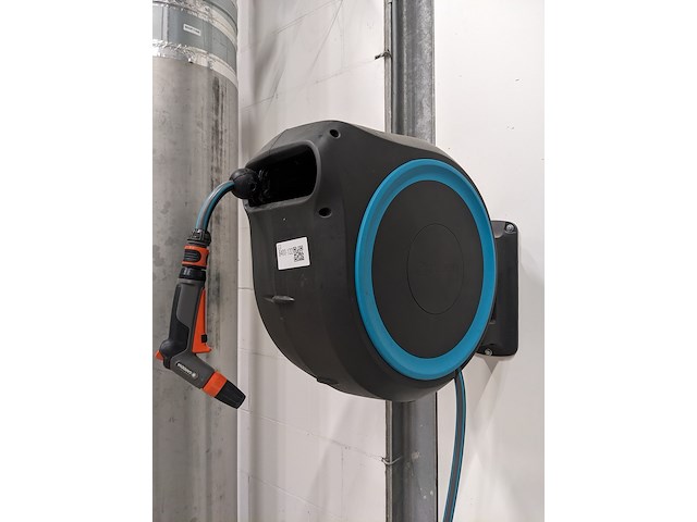 Waterslanghaspel 25m, gardena, zwart blauw - afbeelding 1 van  5
