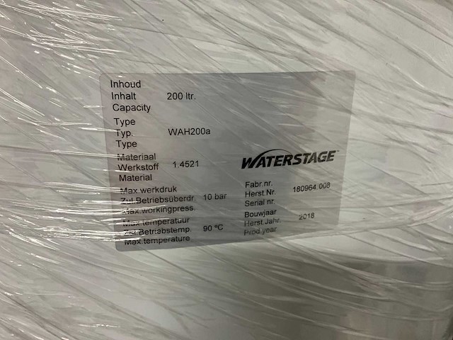 Waterstage wah200a boilervat (3x) - afbeelding 3 van  5