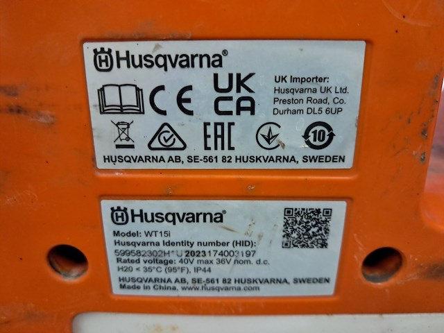 Watertank (elektrisch), husqvarna, wt15i - afbeelding 9 van  10