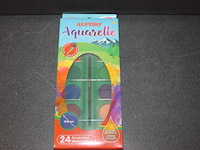 Waterverf 24 kleuren 1x in kr 6 - afbeelding 3 van  3