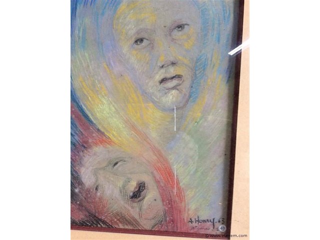 Waterverf getekend - afbeelding 2 van  3