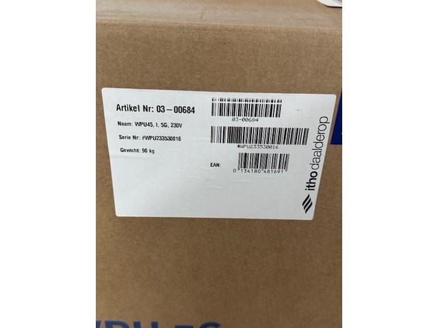 Water/water warmtepomp, wpu45 5g - afbeelding 3 van  7