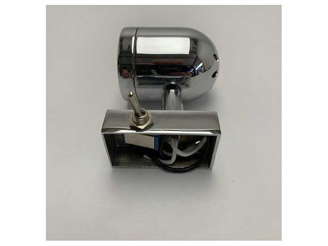 Watski chrome messing verstelbare leeslamp 12/24v - 60613 - afbeelding 2 van  3