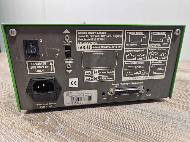 Watson marlow 505u peristaltische pomp - afbeelding 5 van  5