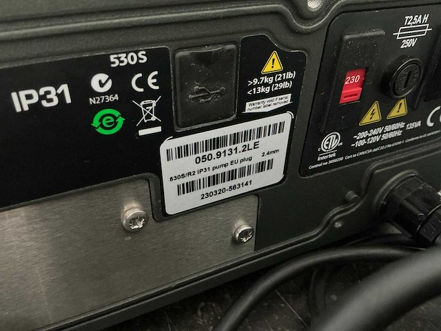 Watson marlow 530s/r2. peristaltische doseringspomp - afbeelding 6 van  6