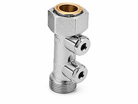 Watts keerklep wf dn15 aftap 1/4" + controleoptie chroom (10x) - afbeelding 2 van  6