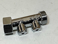 Watts keerklep wf dn15 aftap 1/4" + controleoptie chroom (25x) - afbeelding 4 van  6