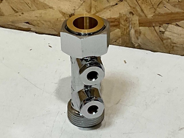 Watts keerklep wf dn15 aftap 1/4" + controleoptie chroom (25x) - afbeelding 6 van  6