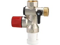 Watts overstortventiel sfr 3/4" binnendraad x buitendraad 7 bar 10 kw - afbeelding 1 van  3