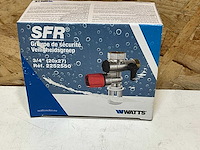 Watts overstortventiel sfr 3/4" binnendraad x buitendraad 7 bar 10 kw - afbeelding 2 van  3