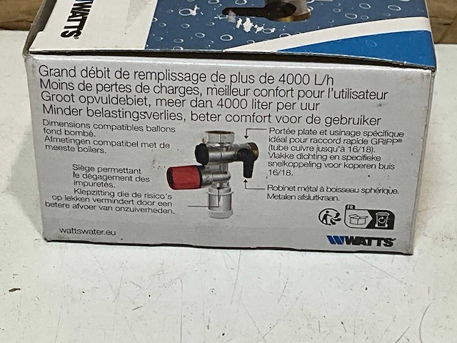 Watts overstortventiel sfr 3/4" binnendraad x buitendraad 7 bar 10 kw - afbeelding 3 van  3