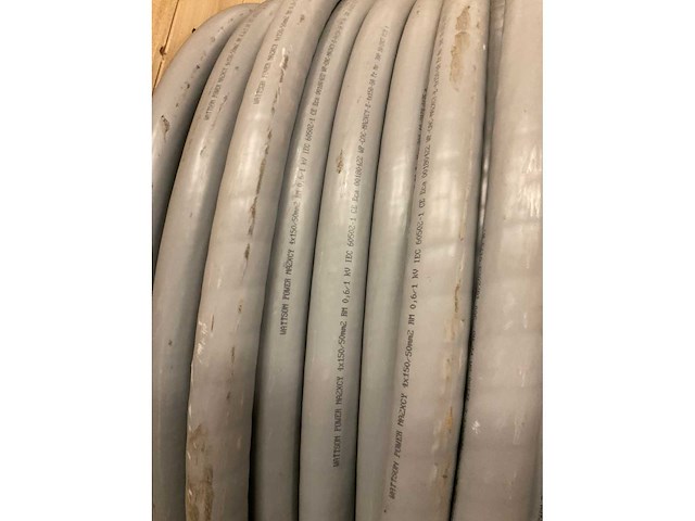 Wattson power na2xcy-uv aluminium voedingskabel op haspel 4x150/50mm² rm - afbeelding 2 van  3