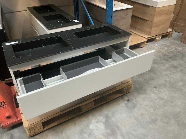 Wavedesign lucido base wit badmeubel 120cm - afbeelding 6 van  7