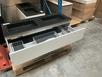 Wavedesign lucido base wit badmeubel 120cm - afbeelding 6 van  7