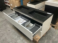 Wavedesign lucido base wit badmeubel 120cm - afbeelding 5 van  7