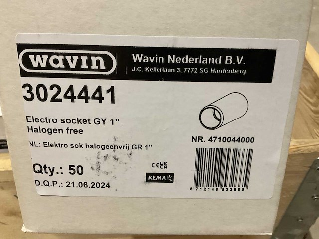 Wavin - gr 1” - 3024441 - doos á 50 stuks elektro sokken (5x) - afbeelding 2 van  2