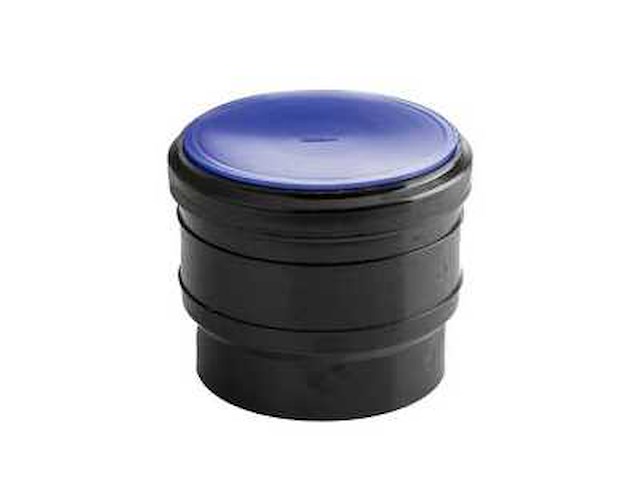 Wavin pe korte steekmof 90mm pn4 zwart (98x) - afbeelding 1 van  7