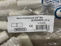 Wavin sok 3/4” wit - afbeelding 1 van  2