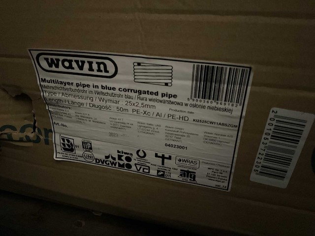 Wavin tigris 25x2mm doos á 50m meerlagenbuis met mantel (4x) - afbeelding 3 van  3