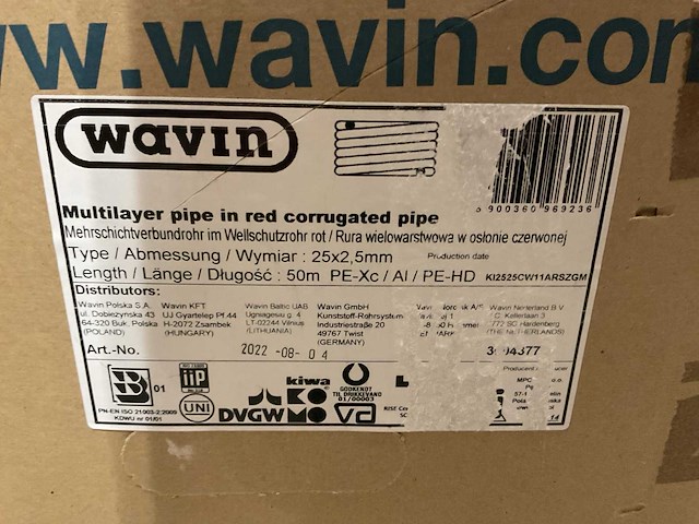 Wavin tigris 25x2mm doos á 50m meerlagenbuis met mantel - afbeelding 2 van  3