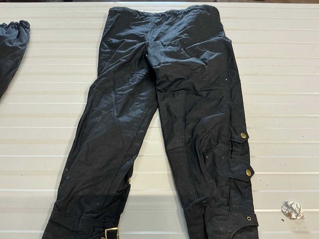 Wax cotten trousers motorbroek xxs (2x) - afbeelding 4 van  5